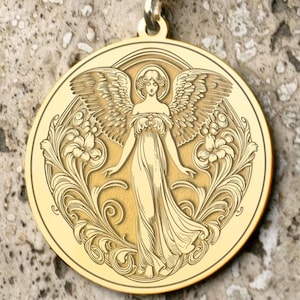 Nike Goddess Necklace, Nike Goddess Of Victory Pendant, Unique Design Nike Necklace, Nike Goddess Pendant, Mythological Jewelry,Gift