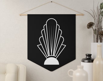 Art Deco On-Trend Wall Hanging Pennant