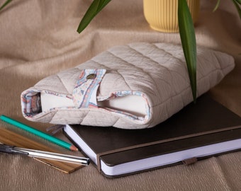 Pochette de protection pour livres en tissus upcyclés