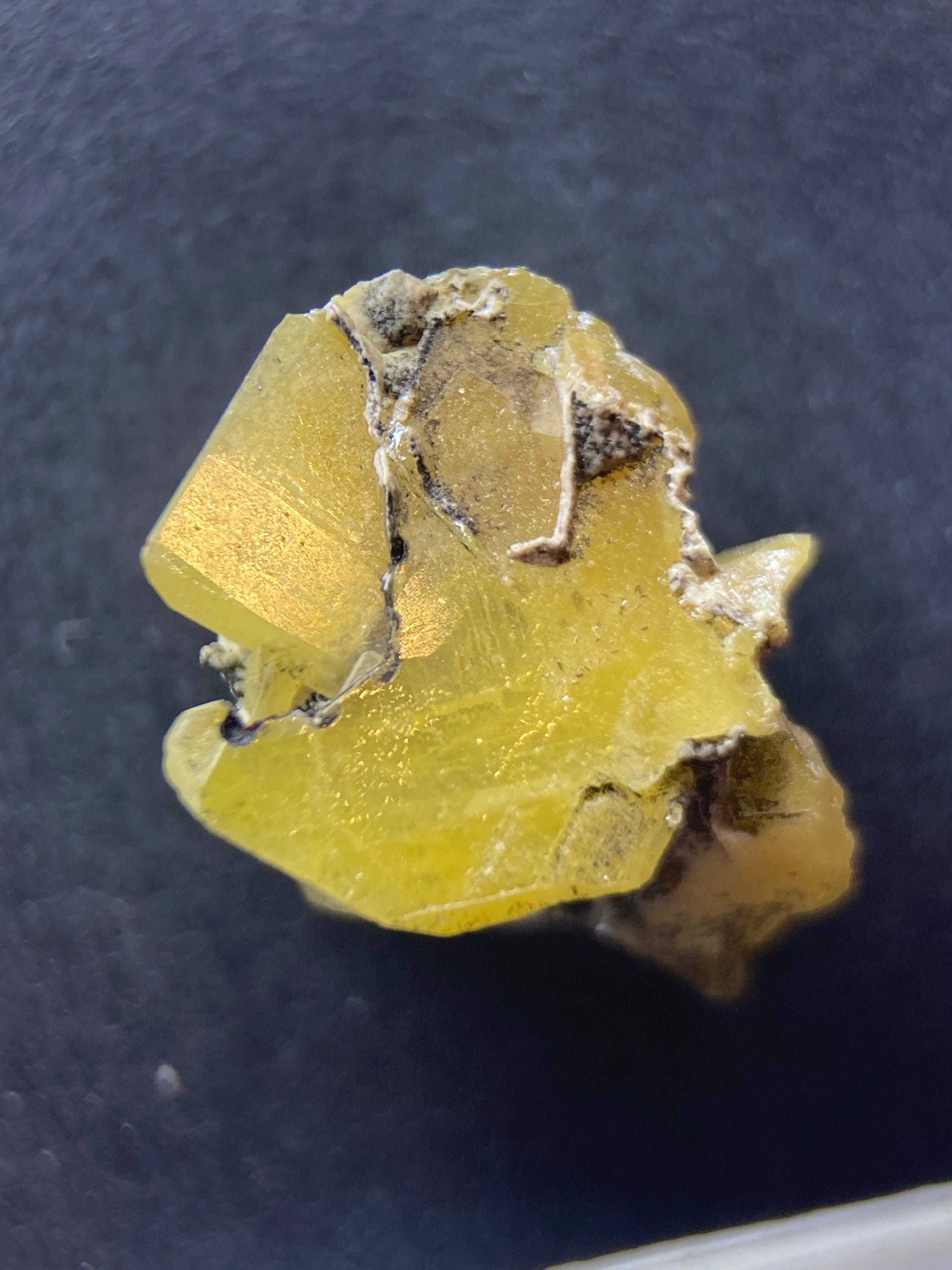 Nice Wulfenite crystal from Morocco