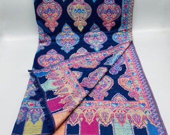 Nieuwe collectie Kani Print zijden sjaal, bruiloft wrap, cadeaus voor haar, Pashmina sjaal