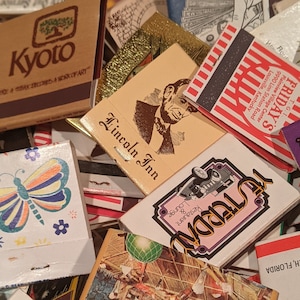 Vintage Advertising Matchbooks from the 60s, 70s, 80s and 90s