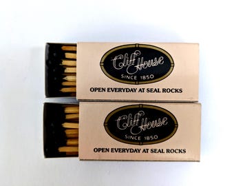 Cliff House Matchbox Duo - RARE - a San Francisco Icon