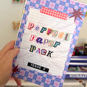 The Perfect Paper Pack Issue 2 READY TO SHIP Non Binded 70 Pages of Junk Journal Paper