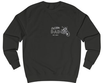 Men Sweatshirt, Daddy's gift, Special gift, Motorcycle lovers,Grandpa gift, Custom name, Father's Day gift, Riders on road, Ride with me,