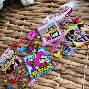 UVDTF Valentines Cup wraps | Up couple Valentines cup Wrap | Ready to Apply