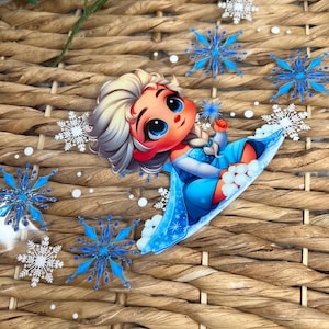 UVDtf Cup Wraps Kids | UvDTF Cute Frozen Wrap | Kids cup wraps