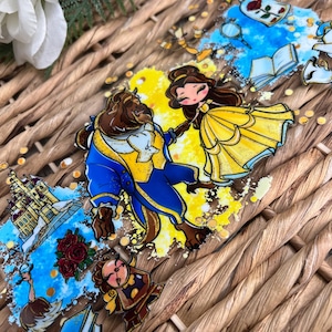 UVDtf Cup Wrap Magic | UvDTF Cute Yellow Dress Princess Wrap |  Ready to Apply