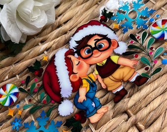 UV DTF Wrap Christmas | Ready to Apply | 16oz cup wrap | Uv Sticker | Physical Product | UP Christmas Libbey Cup Wraps