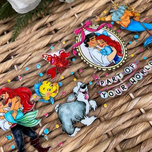 UVDtf Cup Wrap Watercolor | UvDTF watercolor Mermaid couple Wrap | Valentines Cup wraps