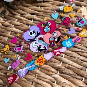 UVDTF Valentines Cup wraps | Horror couple Valentine cup Wrap | Ready to Apply