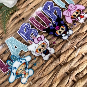 UVDtf Cup Wrap Cute Little Monsters | UvDTF Mexican Candy La bubu Wrap | Cup wraps 16oz