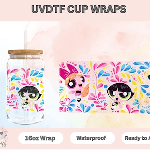 UVDtf Cup Wrap Talavera | UvDTF Girls Talavera Wrap | Mexican Cup wraps