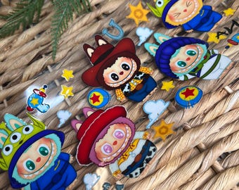 UVDtf Cup Wrap Cute Little Monsters | UvDTF Toy Characters La bubu Wrap | Cup wraps 16oz
