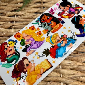UVDtf Cup Wrap Princesses | UvDTF Princess Magicals Wrap | Ready to Apply