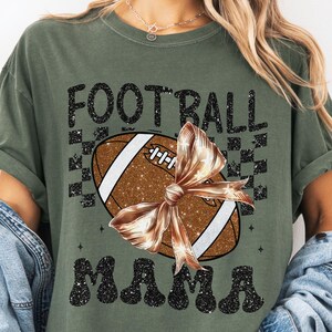 Comfort Colors Football Game Day Tee: Retro Touchdowns Shirt