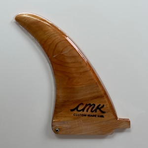 Surfboard fins made of solid wood for SUP and surfing
