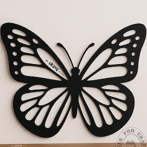 File di farfalle tagliate al laser, farfalle da parete in formato SVG, decorazioni da parete in legno / decorazioni per la casa, download digitale: dxf png eps ai svg
