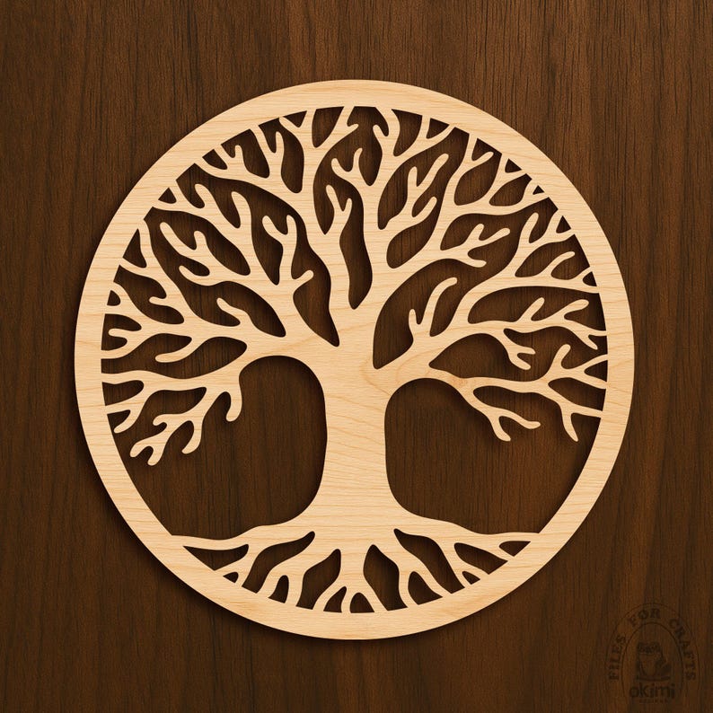 Tree of Life SVG Bundle | Laser Cut Files, Wall Art (digital Download ...