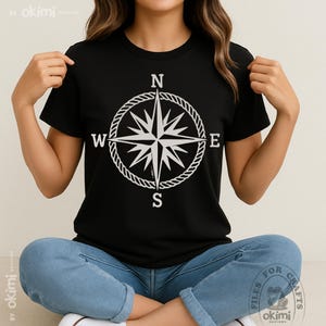 Compass Rose SVG | Nautical Navigation Clipart | Sailor Design SVG ...