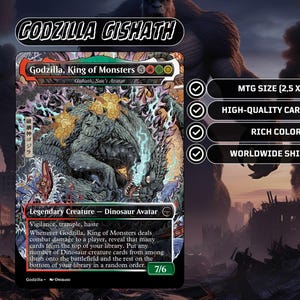 Gishath, Sun's avatar als Godzilla – MTG-proxykaart, commandant Staple