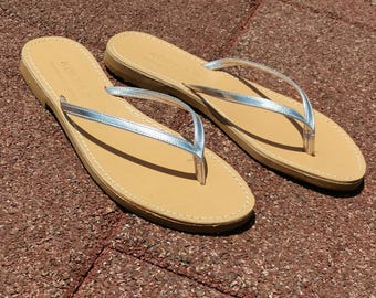 Greek leather Flip flops| Women Thong sandals | Traditional Strap Sandals ideal for summer holidays