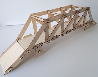 Wooden Bridge Toy Constructor