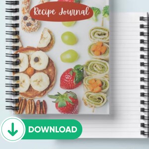 Printable Recipe Book: Customizable Journal for Your Favorite Dishes