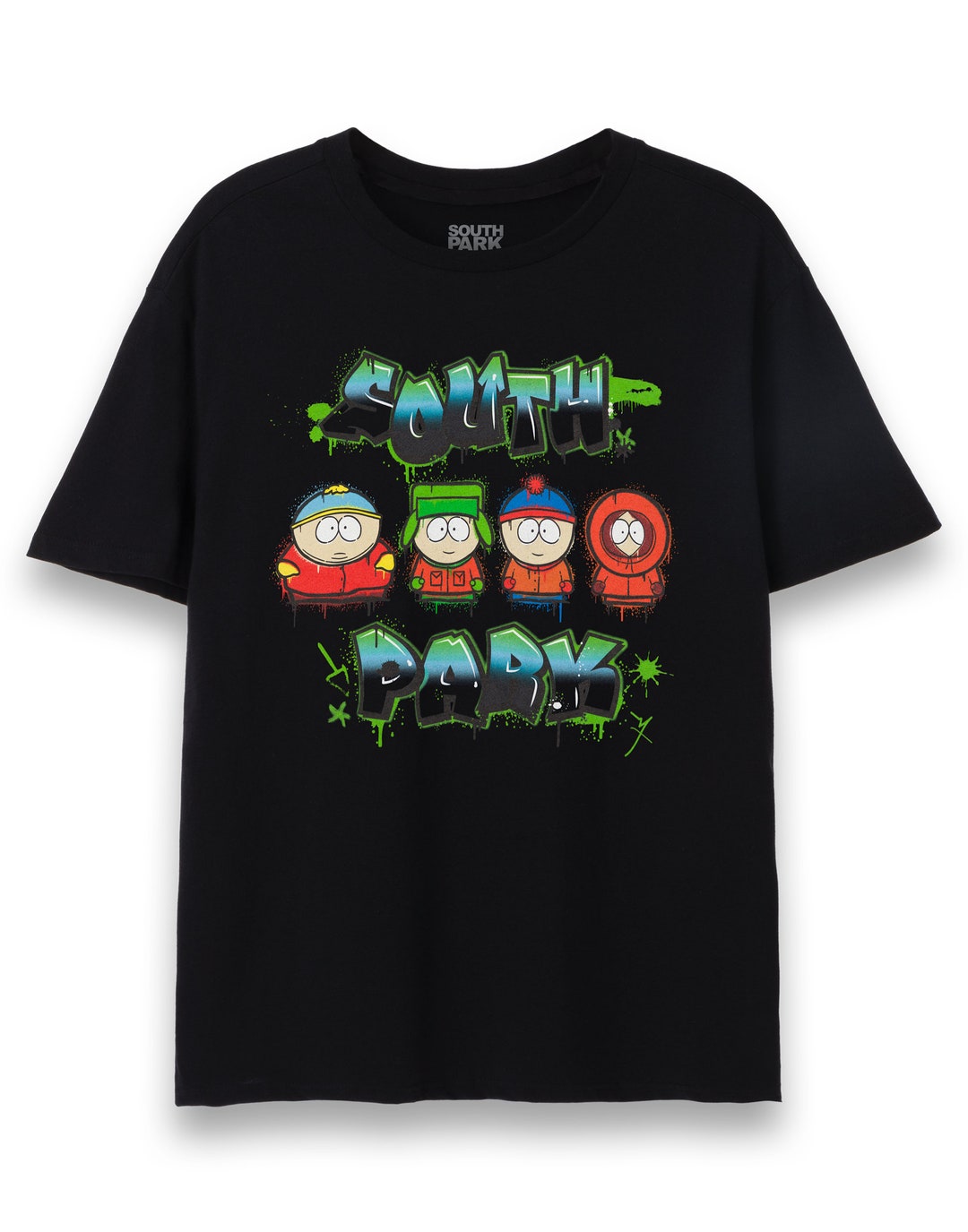 South Park Cartman Racing Pullover Graphic Hoodie Double Sided Men