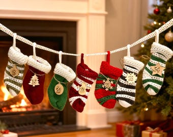 Calendrier De L’Avent Chaussettes Noël – 24 Jours, 12 Paires, Coton, Pour Toute La Famille