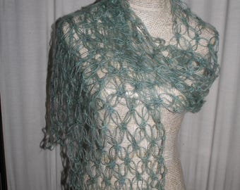 Mohair wool scarf/stole