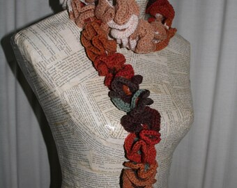 Wool propeller scarf