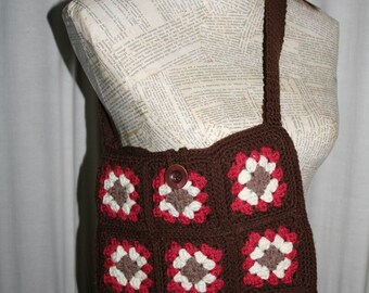 Wool shoulder bag