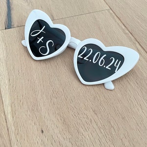 Personalized wedding sunglasses image 1