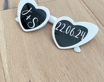 Hochzeitssonnenbrille personalisiert