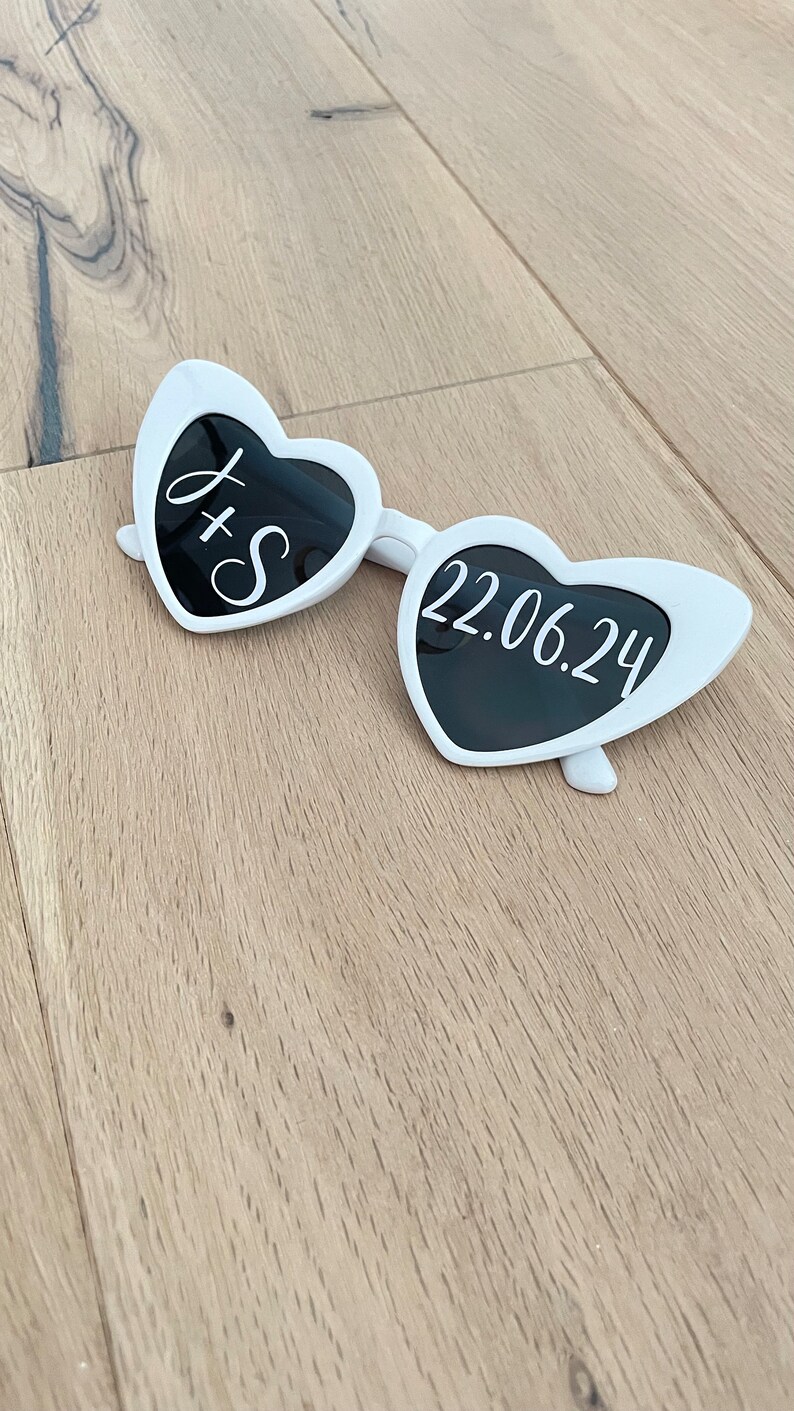 Personalized wedding sunglasses image 1