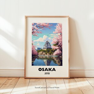 Osaka Japan Travel Print Wall Art, Osaka Art Poster, Osaka Japan Travel Gift, Osaka Japan City Art, Japanese Artwork Decor, Digital Download