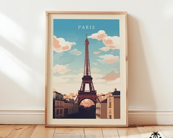 Paris Print Wandkunst, Paris Frankreich Reise Poster, Paris Wohnkultur Geschenk, Paris Kunstwerk, Stadtkunst, minimalistische Kunst