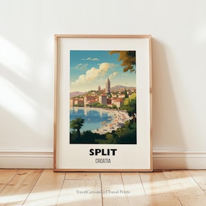 Split Croatia Travel Print, Split Croatia Poster Print, Split Wall Art, Croatia Wall Decor, Croatia Travel, Birthday Gift, Digital Download