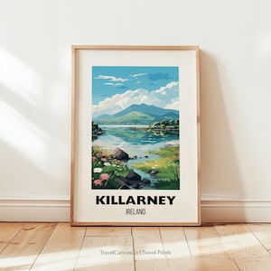 Killarney National Park Travel Print Wall Art, Killarney Art Poster, Ireland Home Decor Artwork Gift, Killarney Landscape, Digital Download
