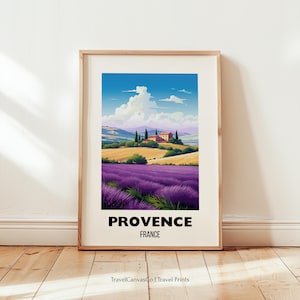 Provence Travel Print Wall Art, Provence Poster, France Art Prints, France Cote D Azur Home Decor Gift, Provence Landscape, Digital Download