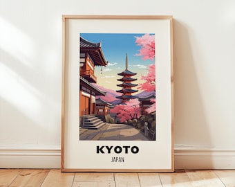 Kyoto Japan Travel Print, Japan Wall Decor, Kyoto Poster, Japan Travel Prints, Kyoto Art Print, Kyoto Wall Art, Kyoto Gift