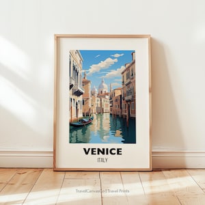 Venice Travel Poster Wall Art, City Art Poster, Europe Travel Prints, Italy Wall Art, Venice Gift, Venice Print, Digital Download Wall Art