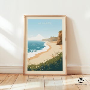 Algarve Travel Print Wall Art, Algarve Artwork Poster, Algarve Home Decor, Algarve Gift, Portugal Art Lover, Printable Minimalist Art Print