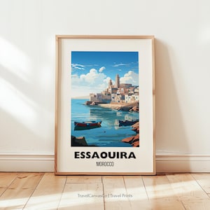 Essaouira Travel Print Wall Art, Essaouira Morocco Poster, Essaouira Morocco Art Gift, Home Decor, Birthday Present, Digital Download