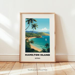Hamilton Island Travel Print Wall Art, Hamilton Island Art Poster, Hamilton Island Australia Home Decor Artwork Gift, Digital Download Art