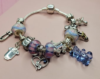 Baby shower its a boy  or girl Bead bracelet