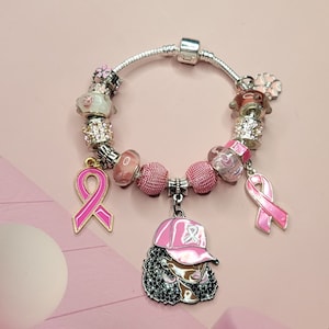 Breast cancer awareness bracelet