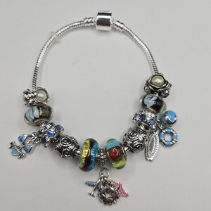 Armband in Pandora-stijl met strandthema
