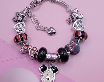 Pulseira estilo Mickey Pandora